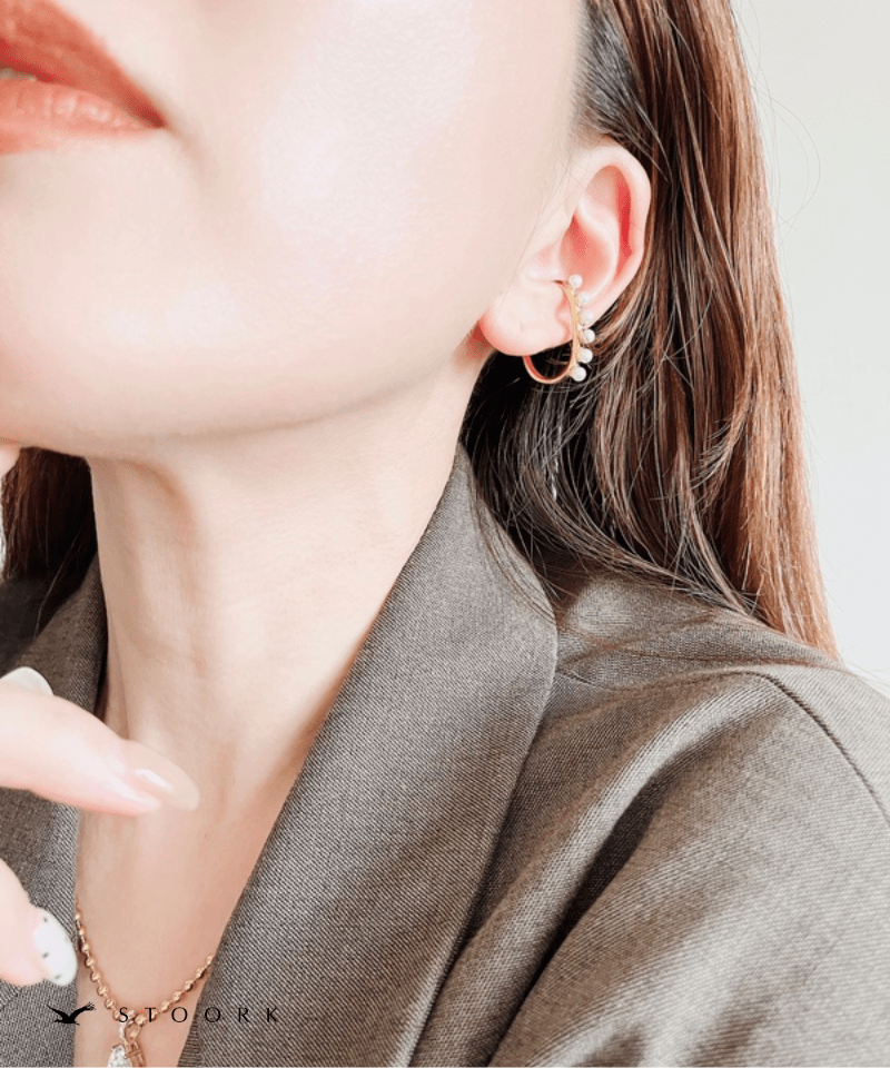 Volume Pearl Ear Cuff - stoork
