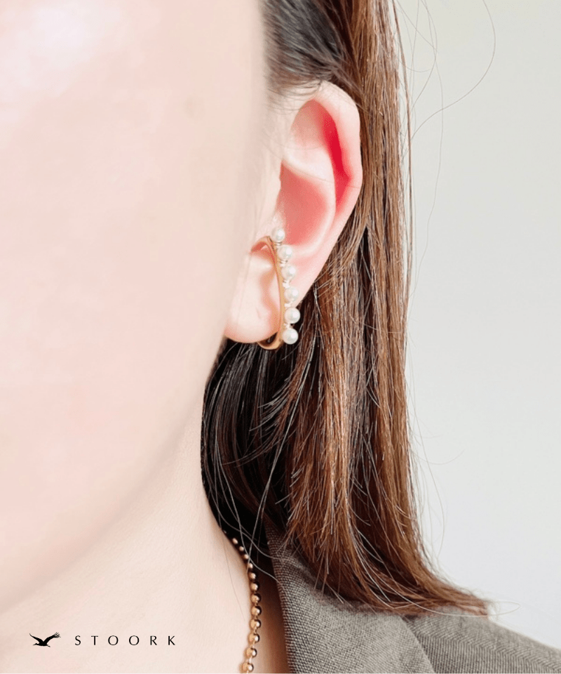 Volume Pearl Ear Cuff - stoork