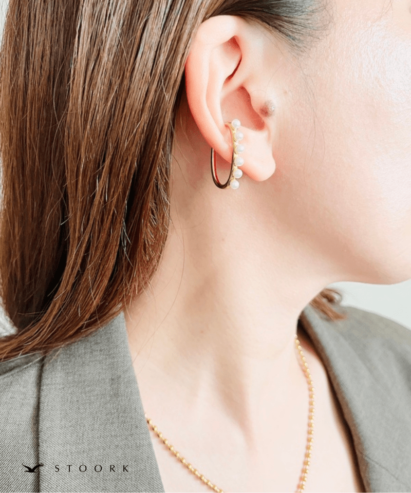 Volume Pearl Ear Cuff - stoork