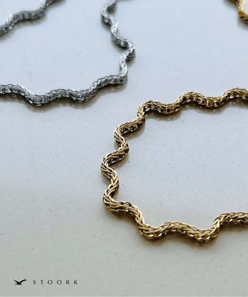 Wave Line Necklace | 金属アレルギー対応アクセサリー通販ショップ Wave Line Necklace | 金属アレルギー対応アクセサリー通販ショップ