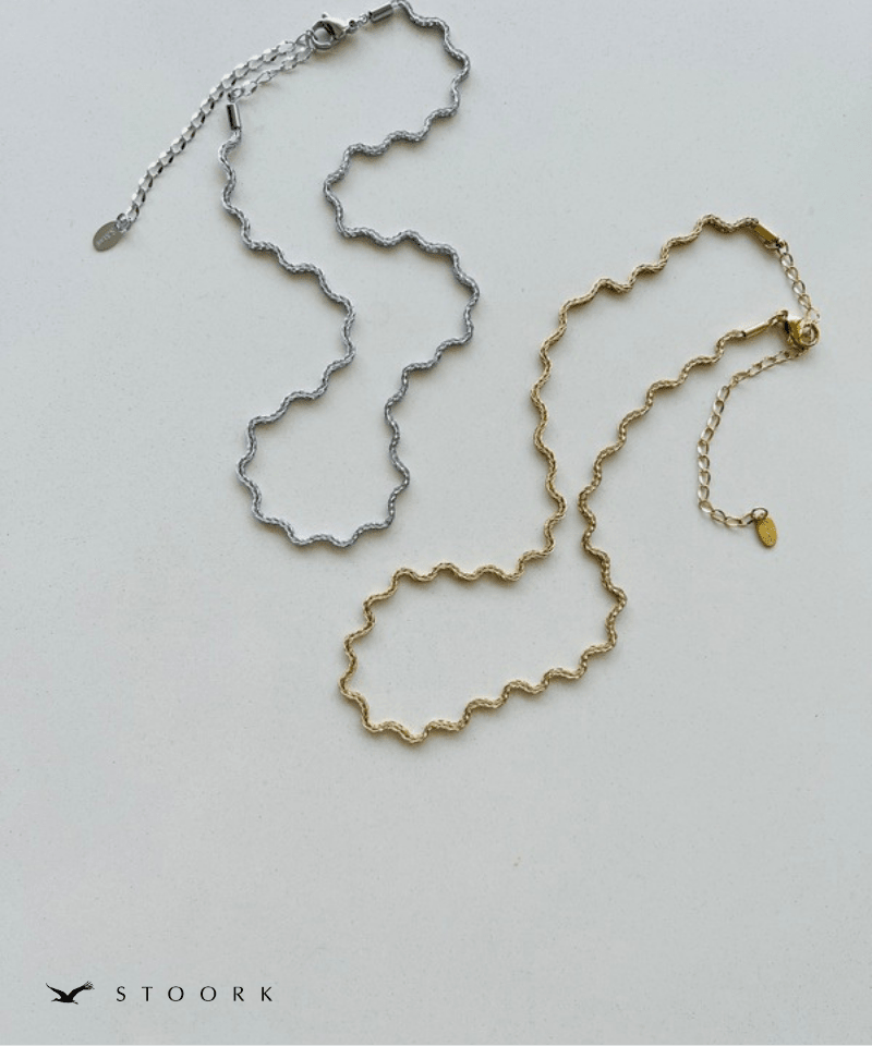 Wave Line Necklace - stoork