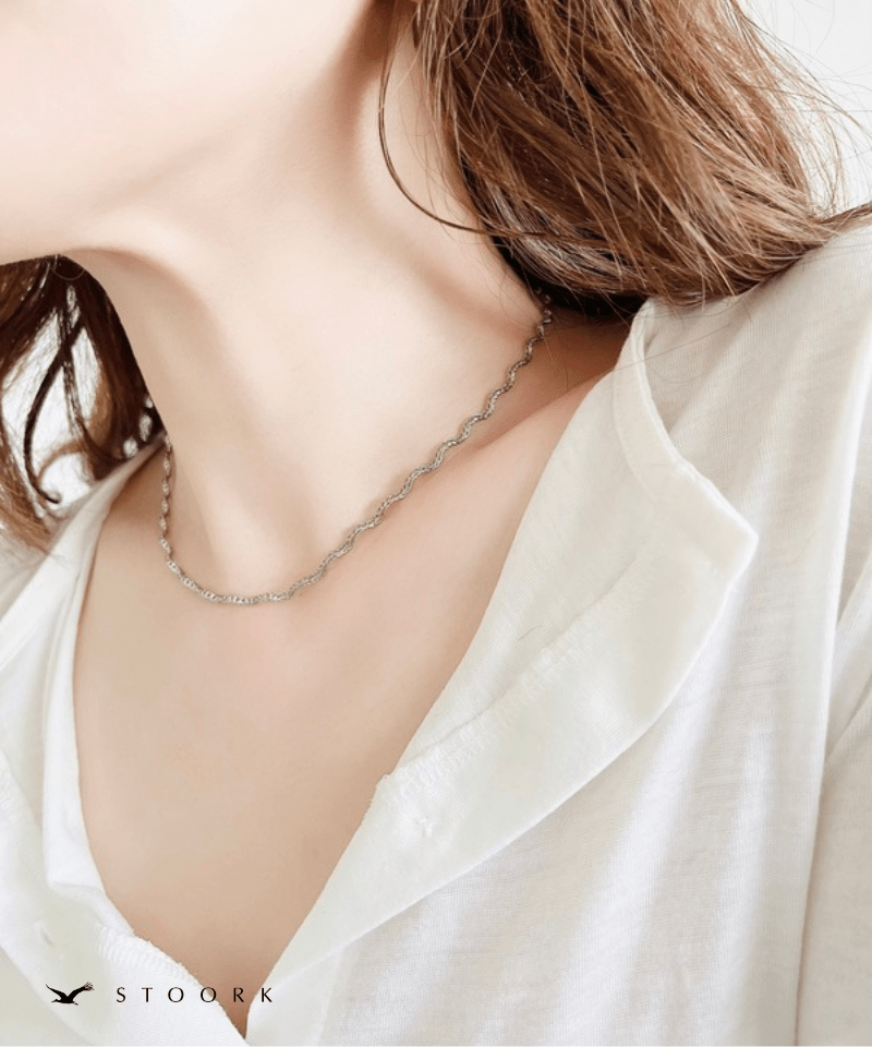 Wave Line Necklace - stoork