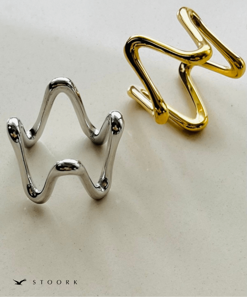 Wave Line Ring - stoork