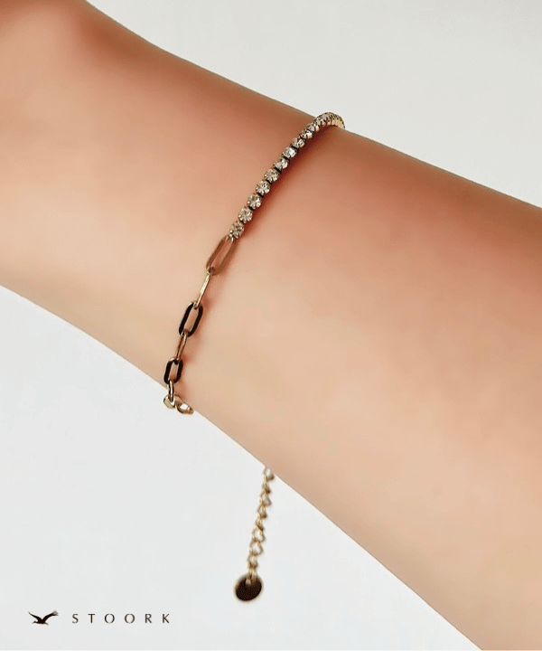 Zircon Chain Bracelet - stoork