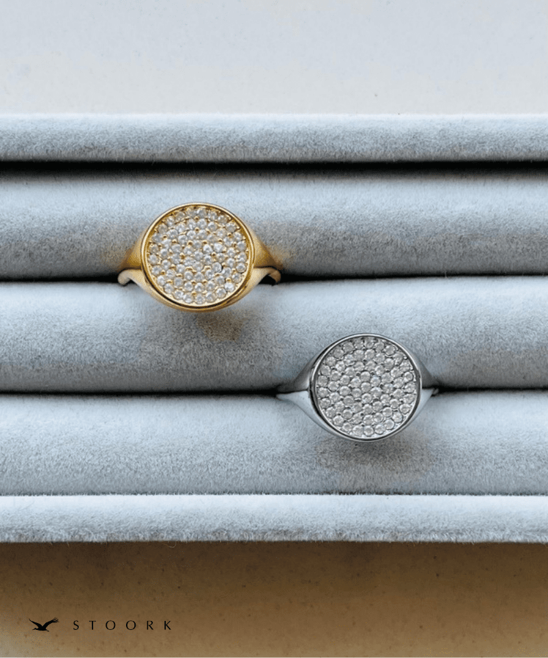 Zircon Circle Ring - stoork