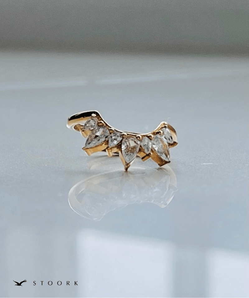 Zircon Crown Ring - stoork