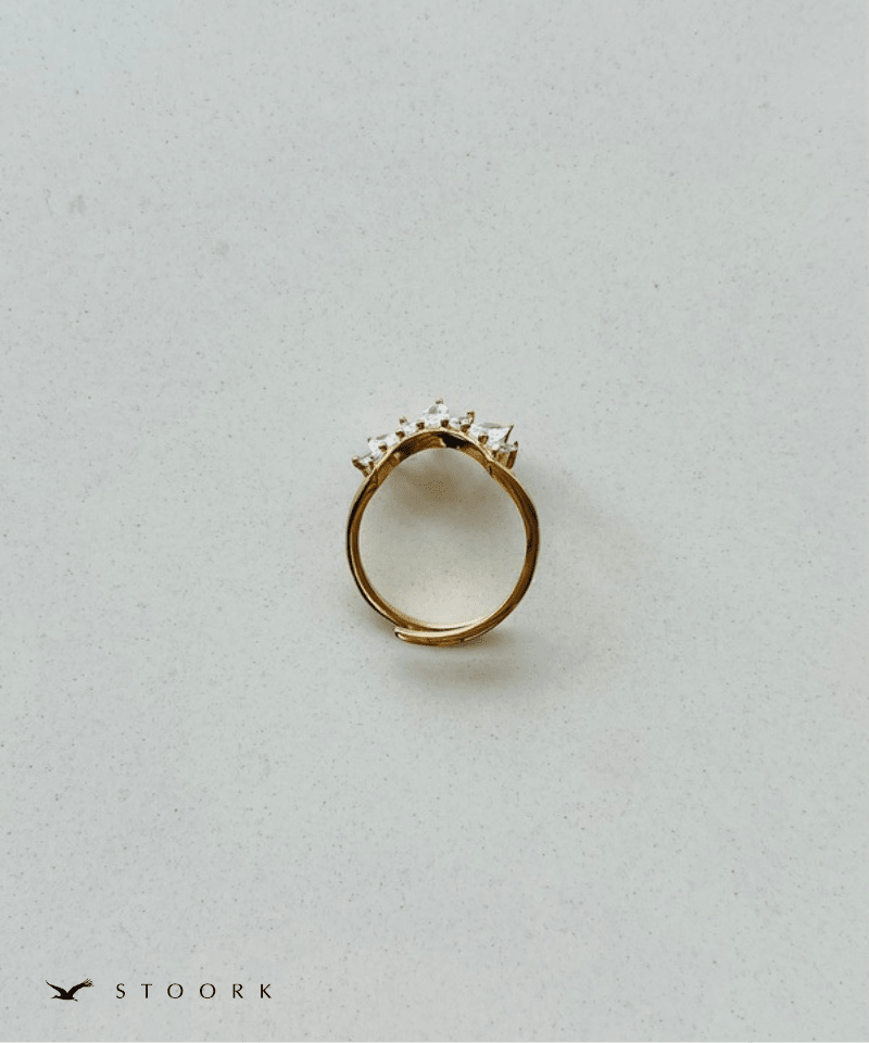 Zircon Crown Ring - stoork