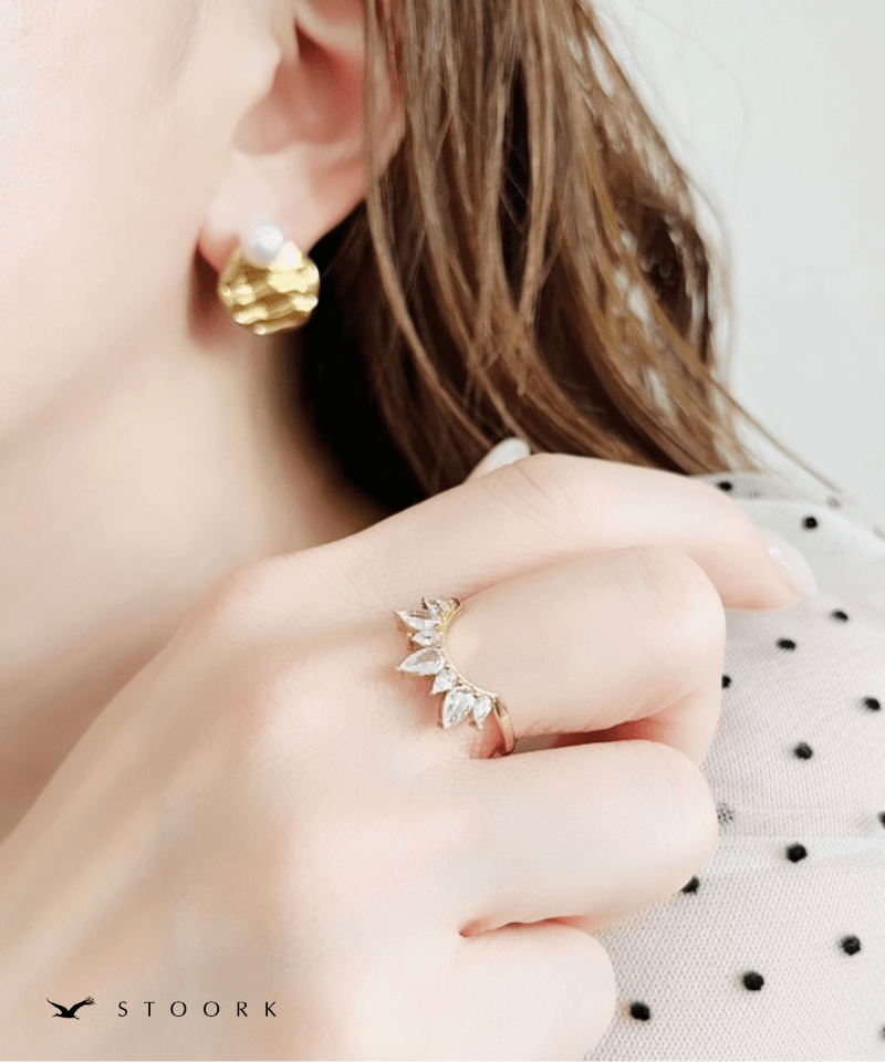 Zircon Crown Ring - stoork