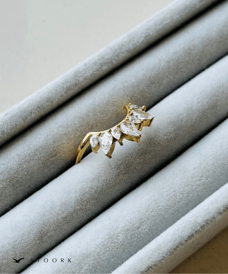Zircon Crown Ring - stoork