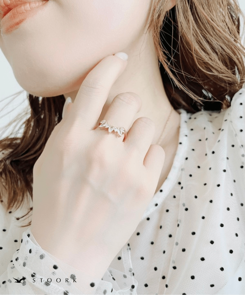 Zircon Crown Ring - stoork