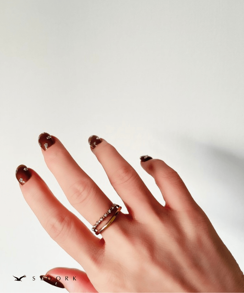 Zircon Double Line Ring - stoork