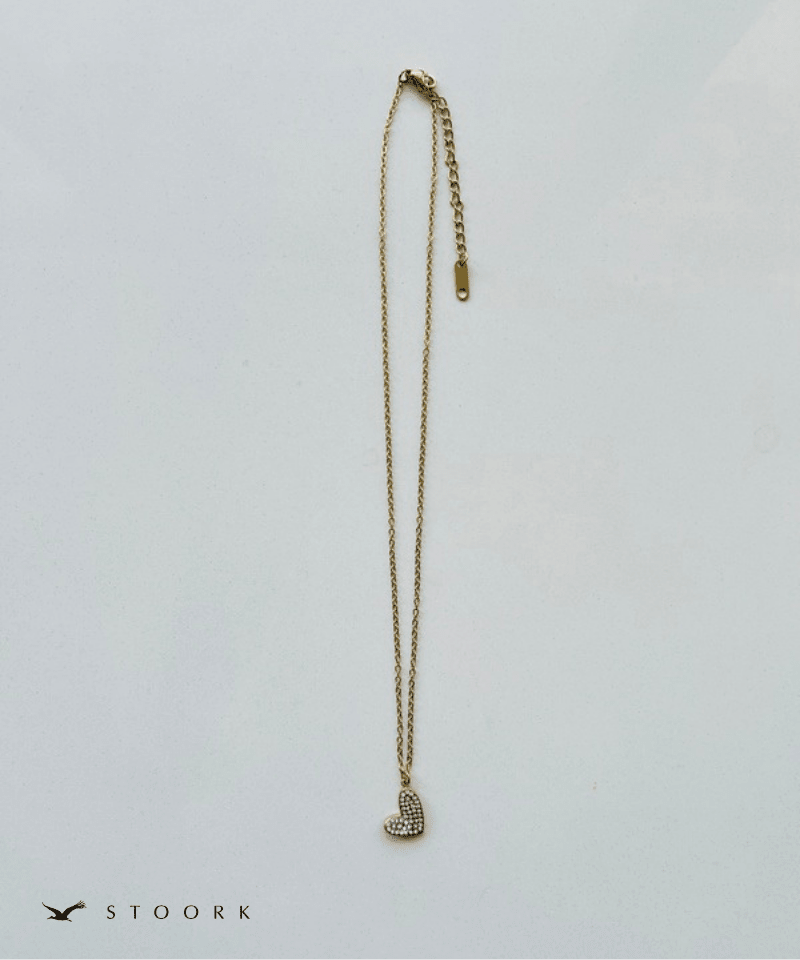 Zircon Heart Necklace - stoork