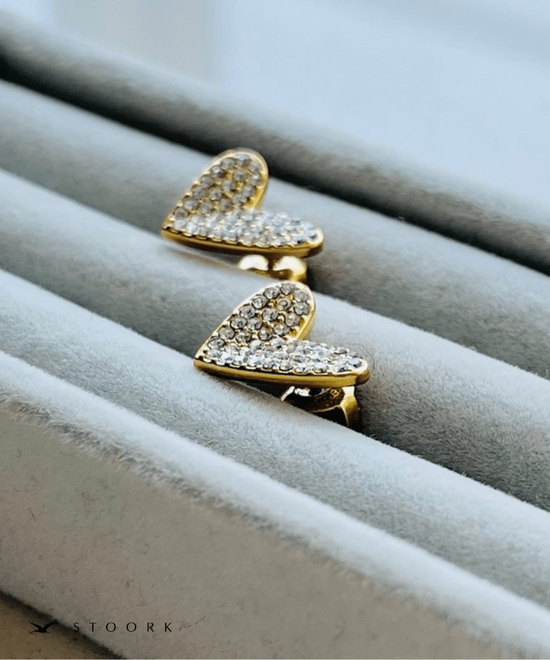 Zircon Heart Pierce | 金属アレルギー対応アクセサリー通販ショップ