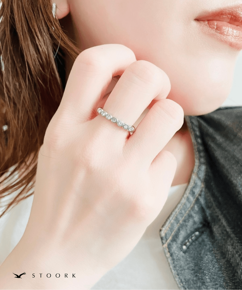 Zircon Line Open Ring - stoork