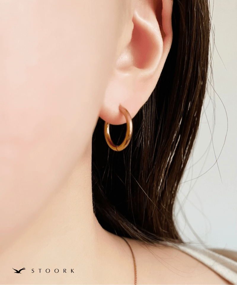 Zircon Ring Hoop Pierce - stoork