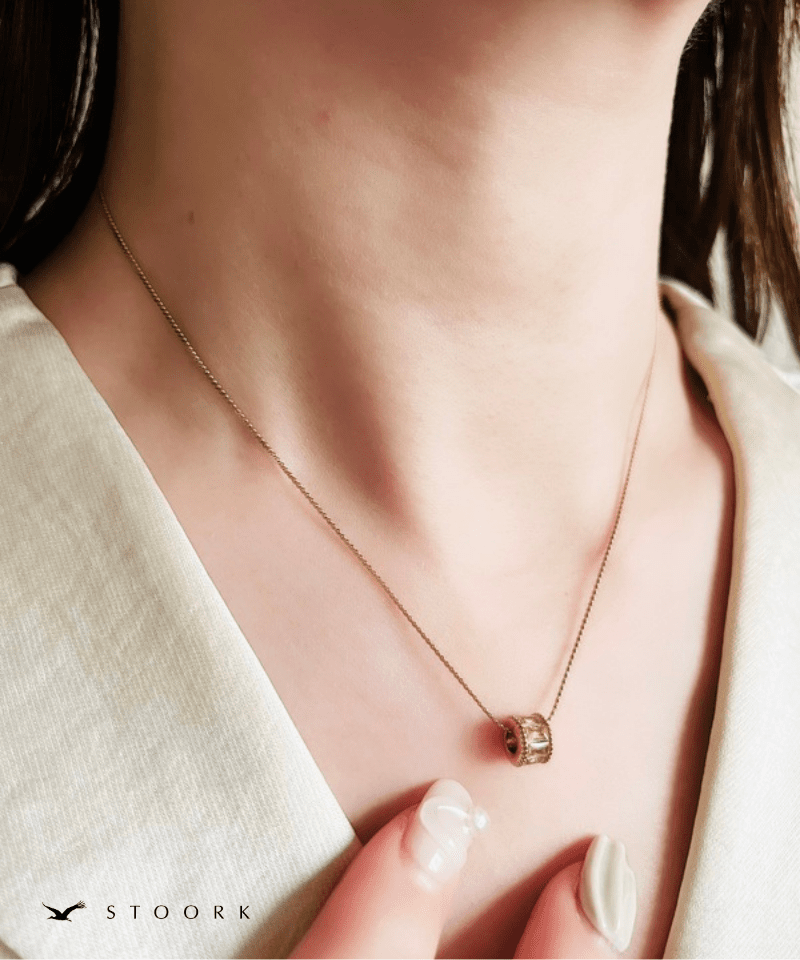 Zircon Ring Necklace - stoork