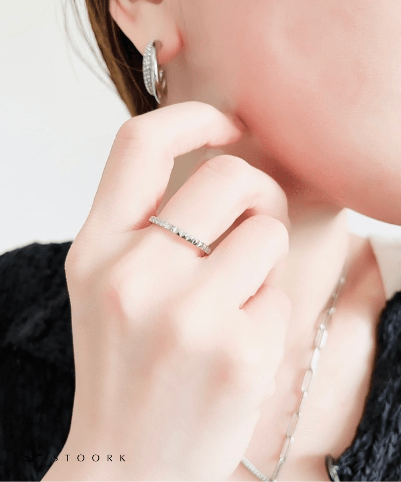 Zircon Studs Ring - stoork