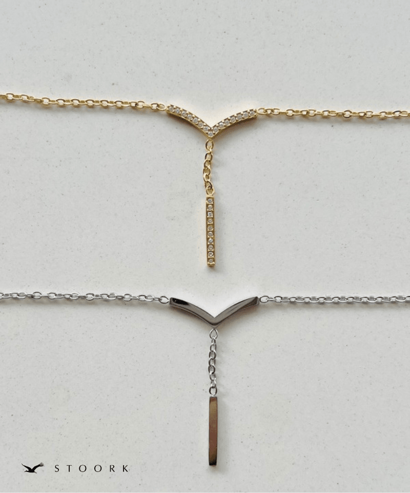 Zircon V Line Bracelet - stoork