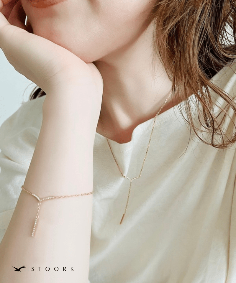 Zircon V Line Bracelet - stoork