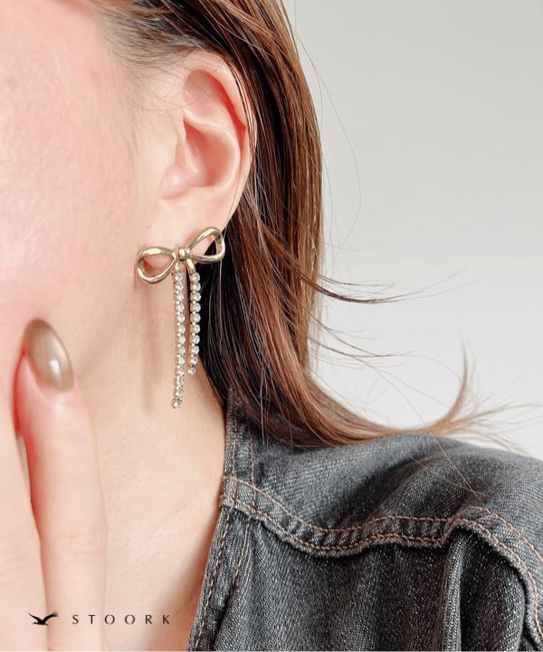 Zirconia Ribbon Pierce - stoork