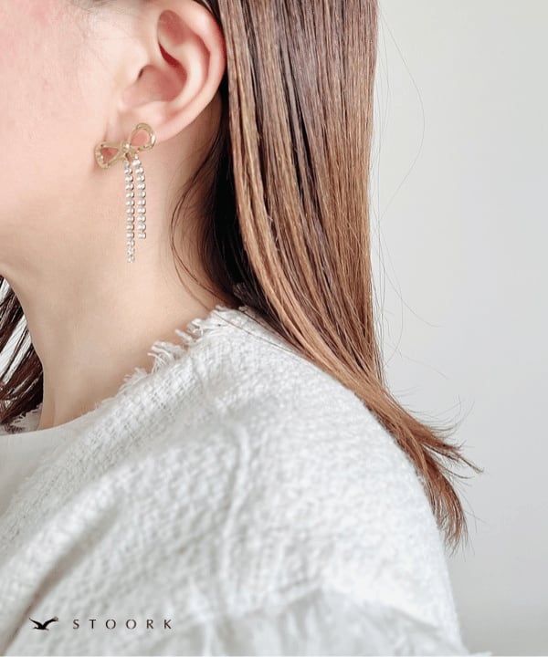 Zirconia Ribbon Pierce - stoork