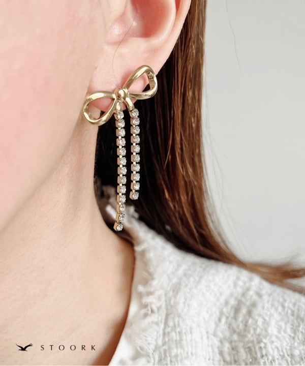 Zirconia Ribbon Pierce - stoork